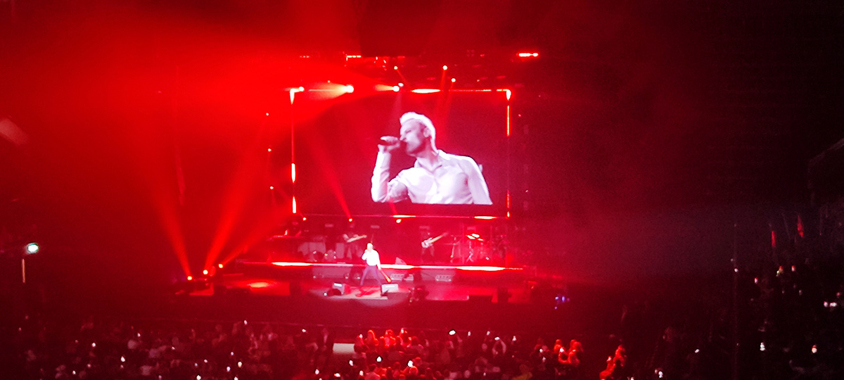 Фотографировала я с самого последнего ряда. Но оттуда тоже всё хорошо видно и слышно. Билет стоил 2500 р. 