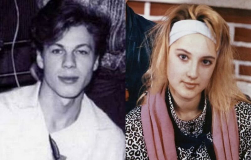    Сергей Ленюк и Лера Кудрявцева в молодости