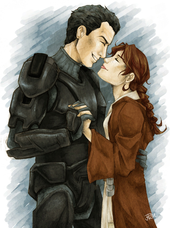 Этейн и Дарман... Жаль, им не довелось долго быть вместе...