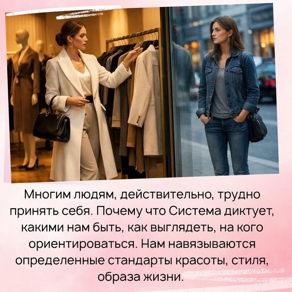 Многим людям действительно трудно принять себя!