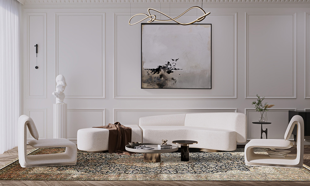 шелковый ковер