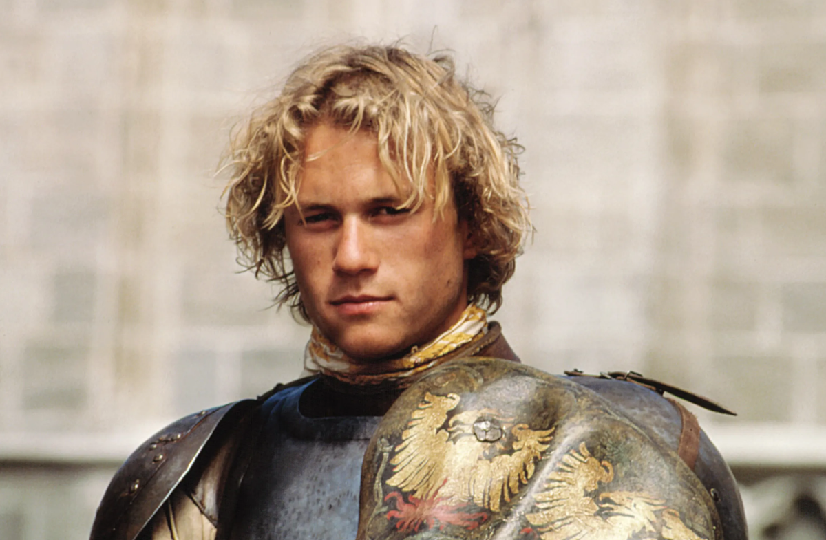 Хит Леджер в роли Ульриха фон Лихтенштейна в фильме "История рыцаря"