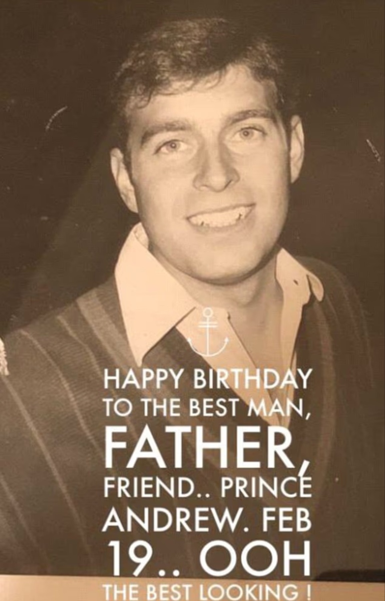 Бывшая герцогиня Йоркская опубликовала в Твиттере старую фотографию своего бывшего мужа с трогательным поздравлением в честь его 58-летия в 2018 году.