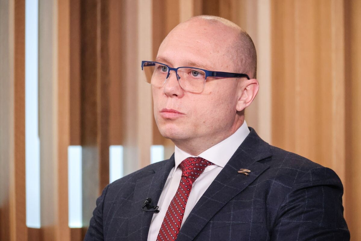    Глава военно-гражданской администрации (ВГА) Харьковской области Виталий Ганчев / Источник: © Евгений Мессман/ТАСС