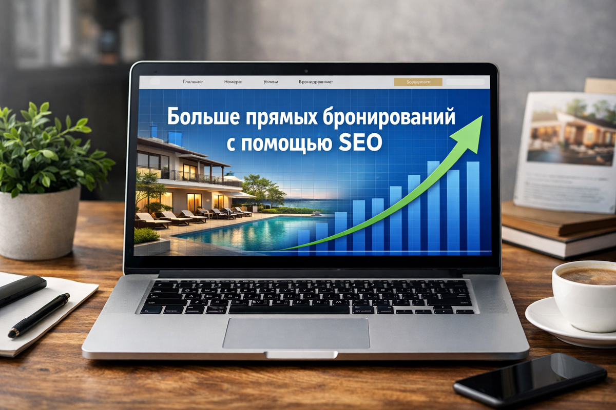 SEO-продвижение гостиницы и рост прямых бронирований через сайт отеля