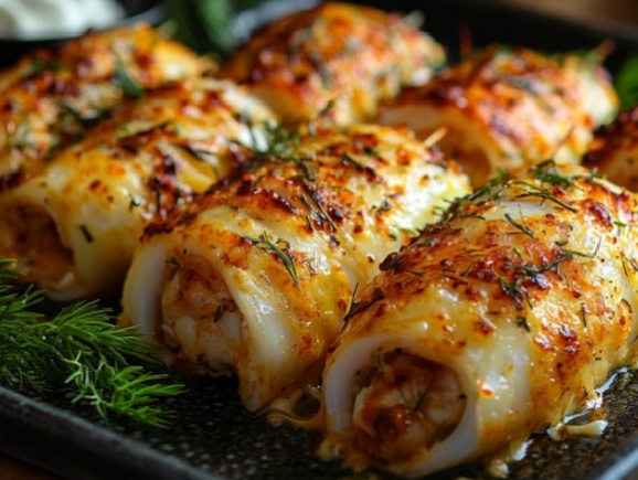 Фаршированные кальмары