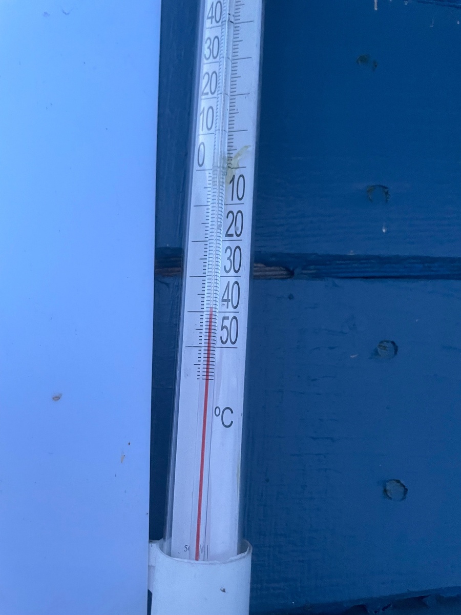 Морозы в Холме, всего сто километров от нас. 