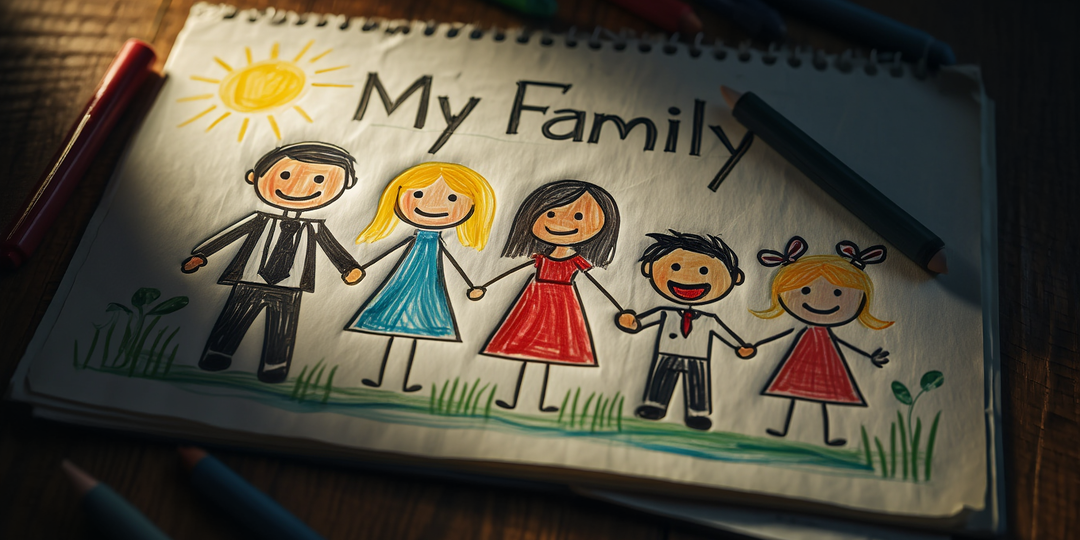 Сын принёс из школы рисунок 'Моя семья'. На нём была женщина, которую я никогда не видела