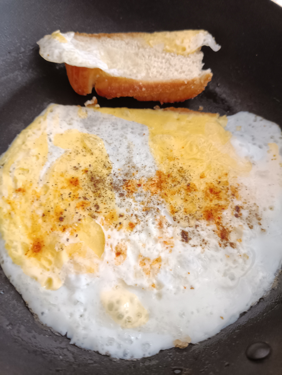 Очень скромный завтрак 😊