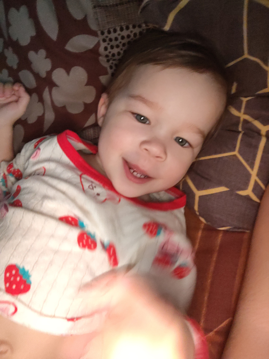 Обычное пробуждение в нашей кровати