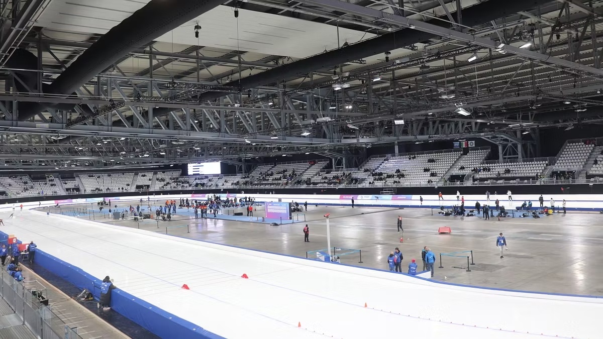 Самый быстрый лёд на длинном треке в Milano Speed Skating Stadium