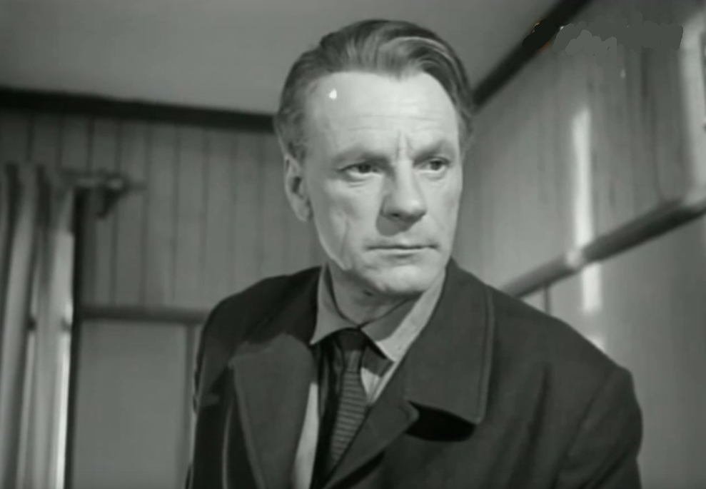 Дудырев (Олег Жаков), кадр из фильма "Суд" (1962) 