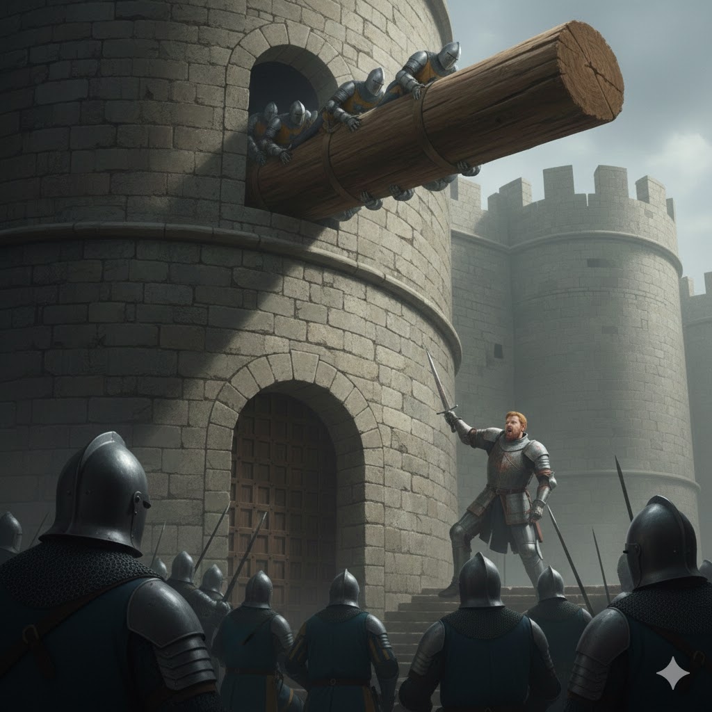 "Голос сверху: Рождение тарана", иллюстрация слздана сетью Джемини