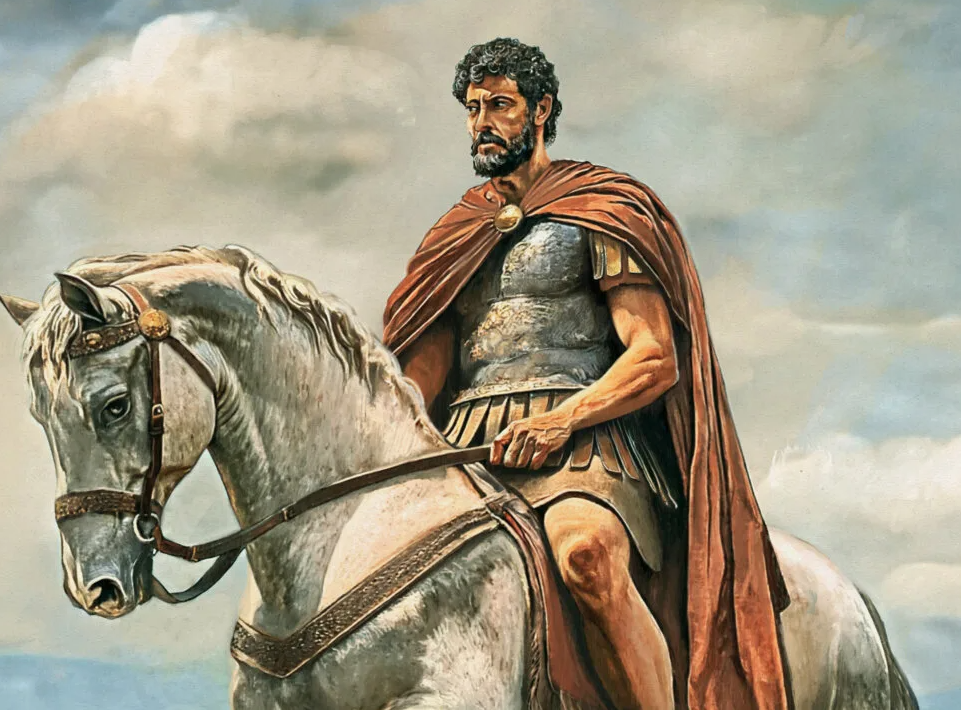 Марк Аврелий, рекострукция обаза (изображение вззято из открытых источников).