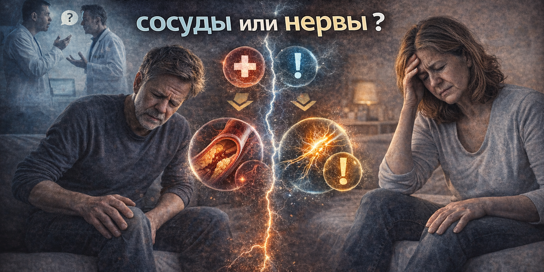 Слабость в ногах — сосуды или нервы?