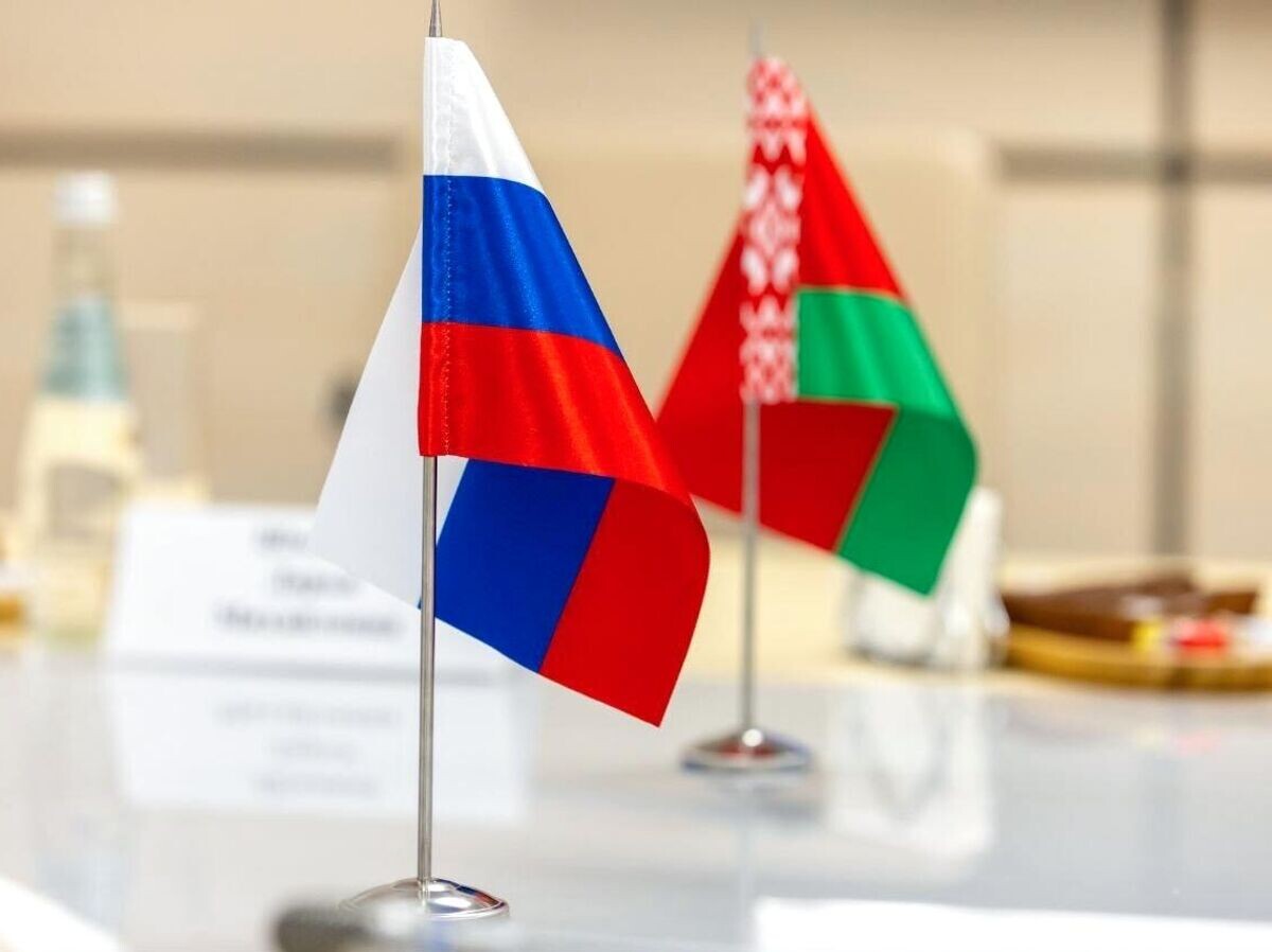    На пресс-конференции по перспективам сотрудничества России и Белоруссии в космосе | © РИА Новости / Пресс-служба "Роскосмоса"