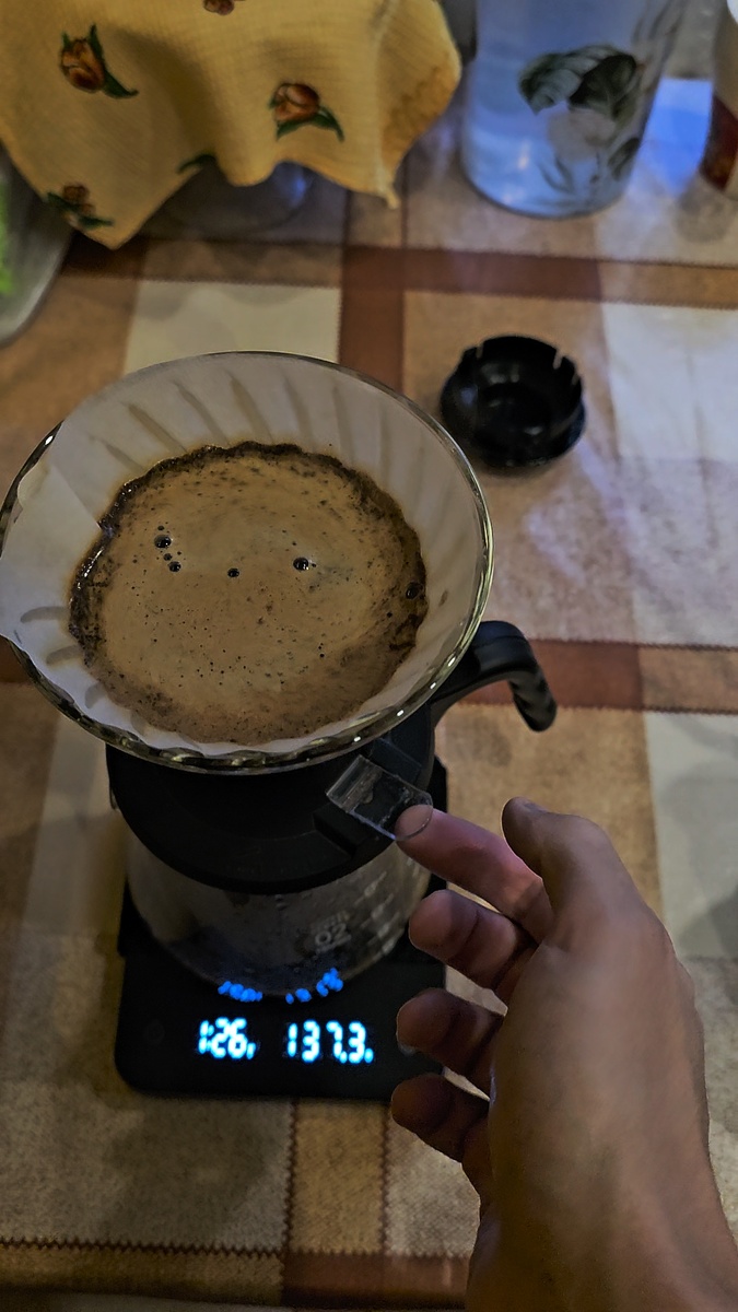 Закрытие слива через пуровер