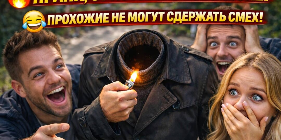 Обычная зажигалка? Нет… Его ГОЛОВА исчезла на глазах у всех 😳🔥
