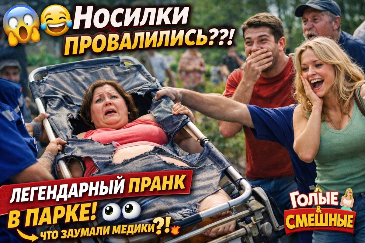 Думали — трагедия… Оказалось — розыгрыш года! 🤯🤣 Носилки подвели всех!