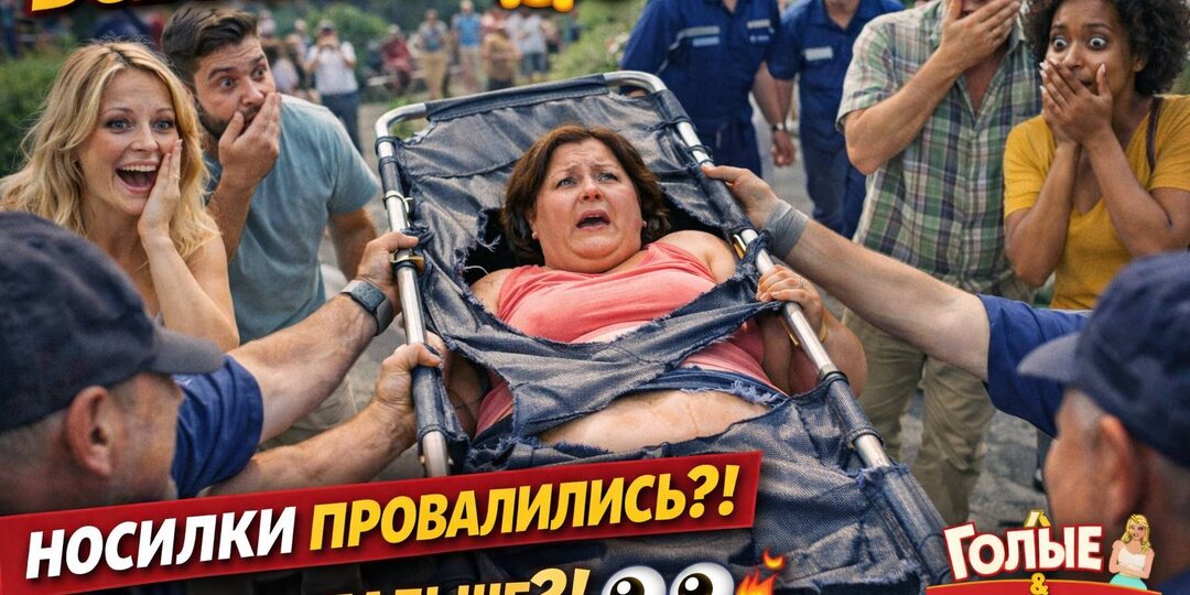 Думали — трагедия… Оказалось — розыгрыш года! 🤯🤣 Носилки подвели всех!