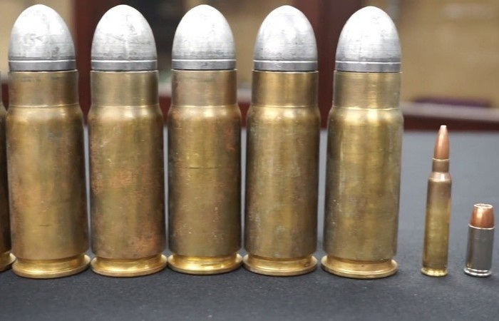 Самый мощный патрон для ручного оружия. /Фото: YouTube.com.