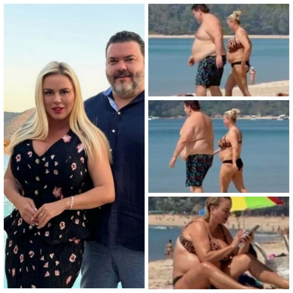 Слева - фото с соцсетей Анны, справа - реальность? Случайные фото на пляже