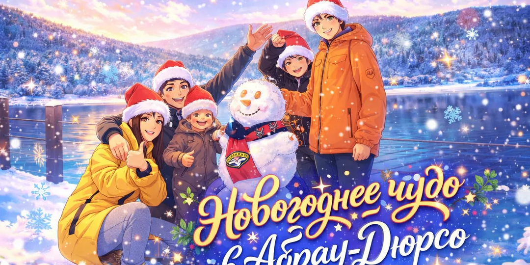 Новогоднее чудо в Абрау-Дюрсо.