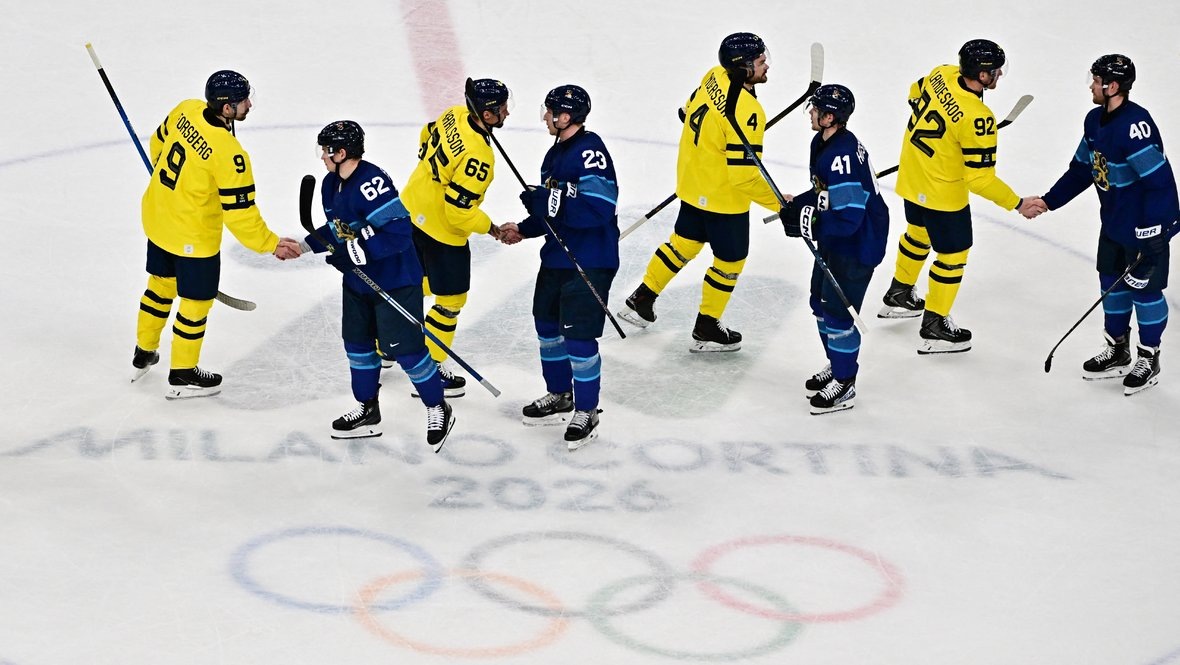    Финляндия обыграла Швецию (4:1) на Олимпиаде13 февраля. Reuters