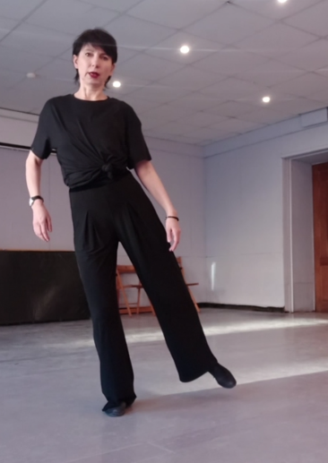 Встаем на одну ногу и ощущаем перенесли ли мы вес