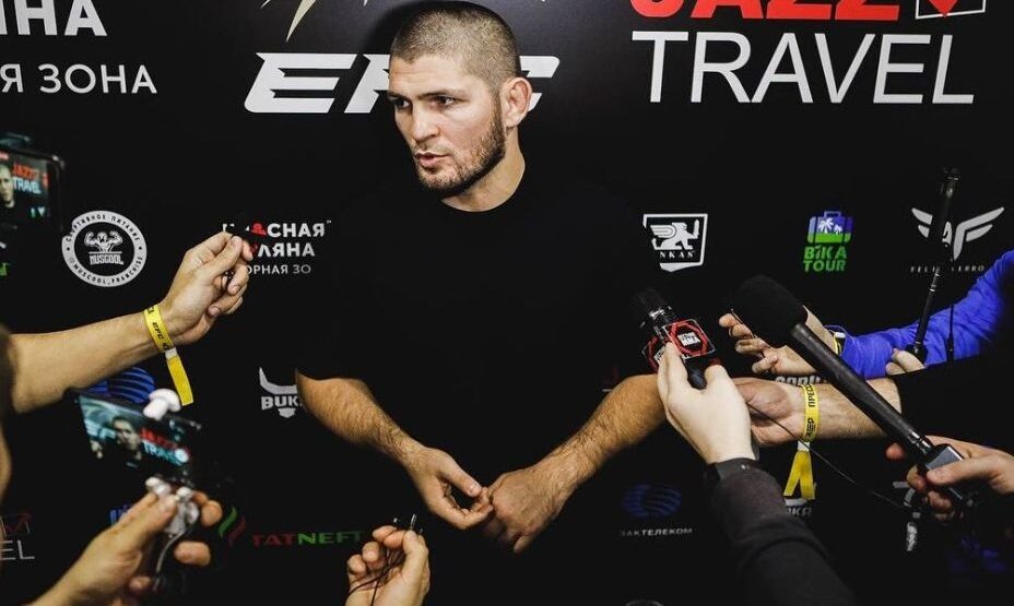    Хабиба ввели в зал славы UFC. Фото: Личная страница Нурмагомедова в соцсетх