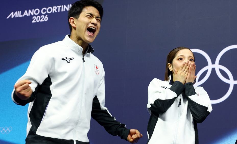    Японские фигуристы Рику Миура и Рюити Кихара получили рекордные баллы и стали чемпионами Олимпиады 2026. Фото: Reuters