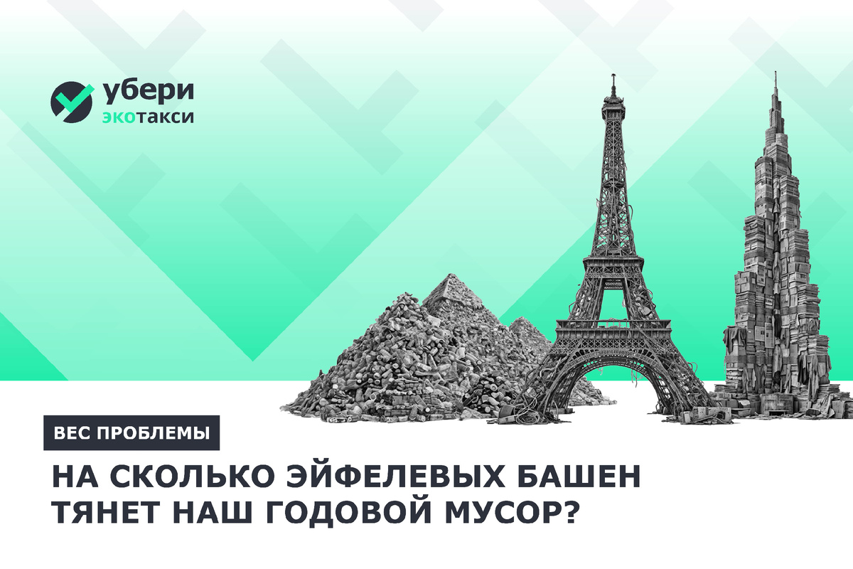 70 миллионов тонн - масштаб мусорной проблемы России 