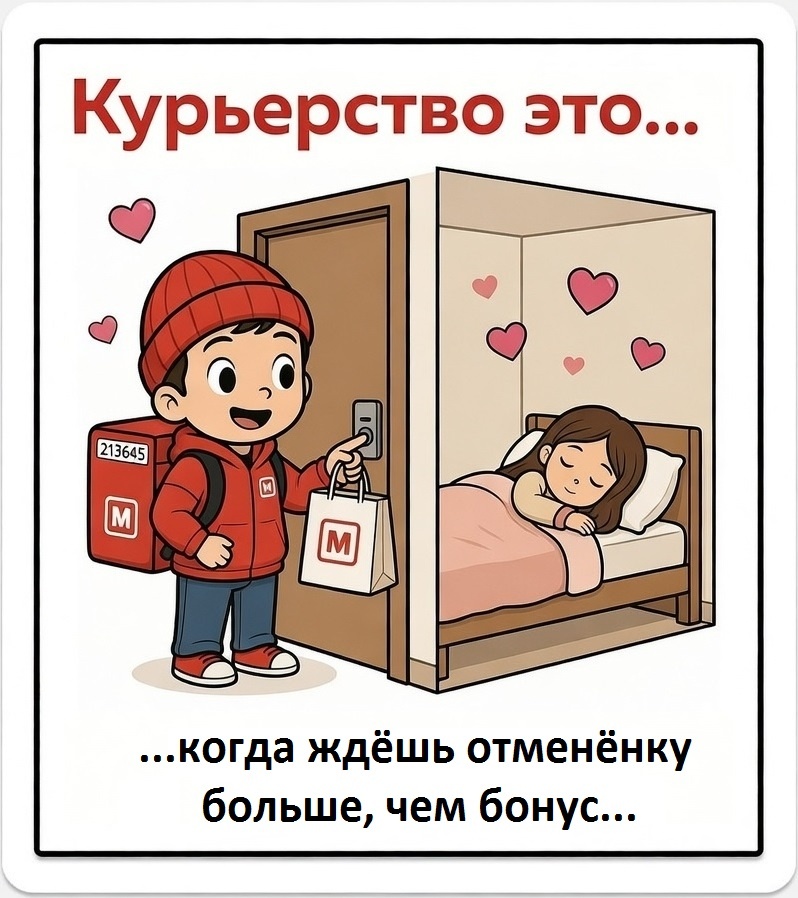 Курьерство это: когда ждёшь отменёнку больше, чем бонус...