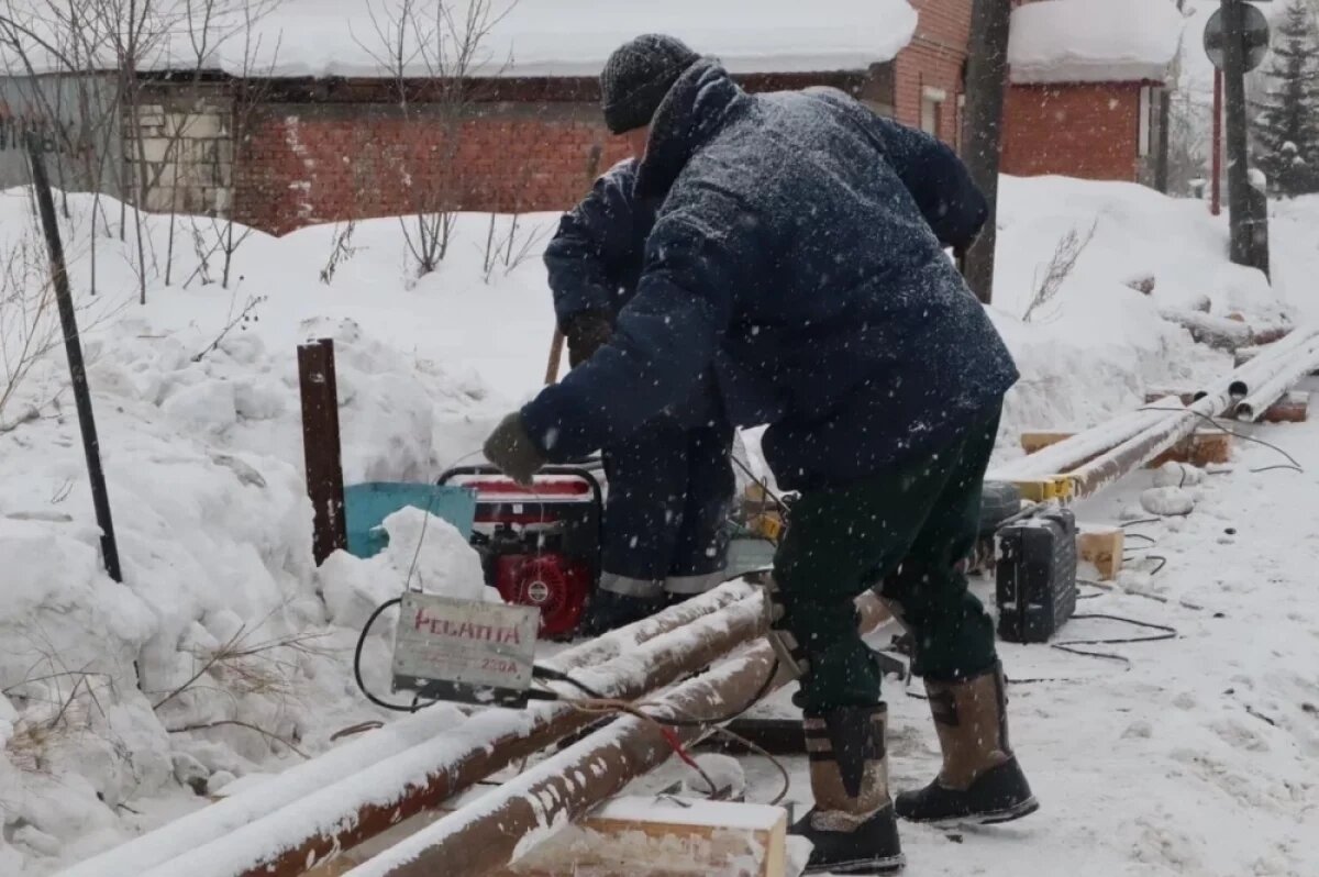    В Бодайбо восстановили отопление еще в 15 домах