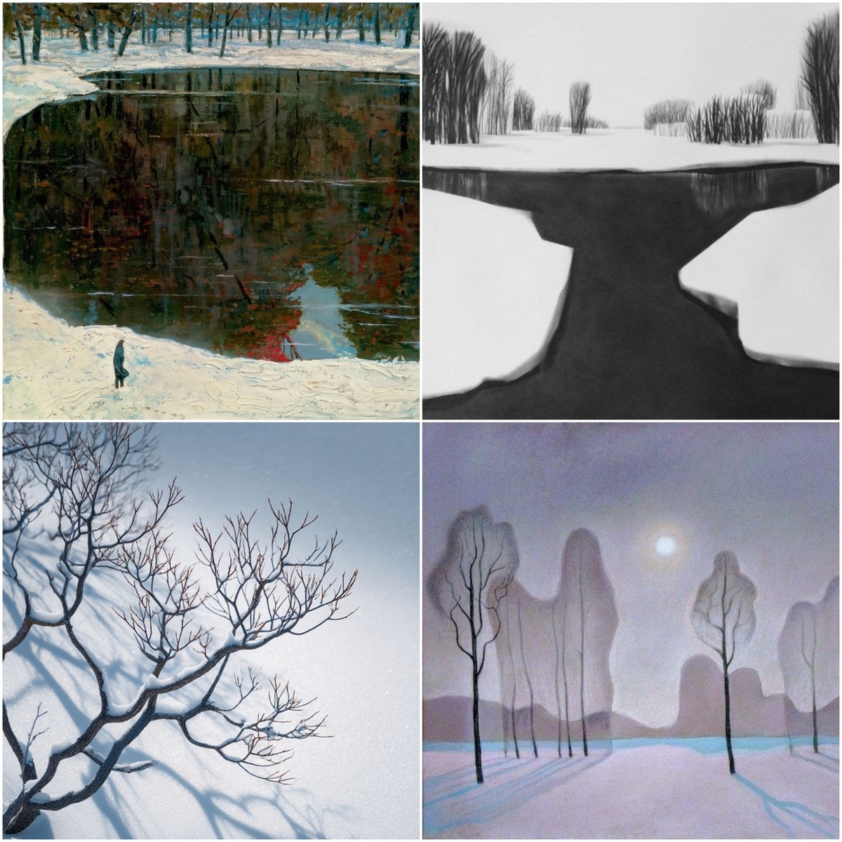 1. Ноябрь-Февраль. Иллюстрации из открытых источников, коллаж авторский.