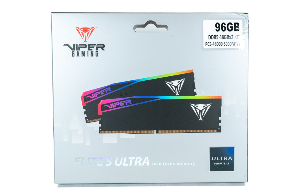 Patriot Viper Elite 5 Ultra RGB — 96 ГБ DDR5-6000