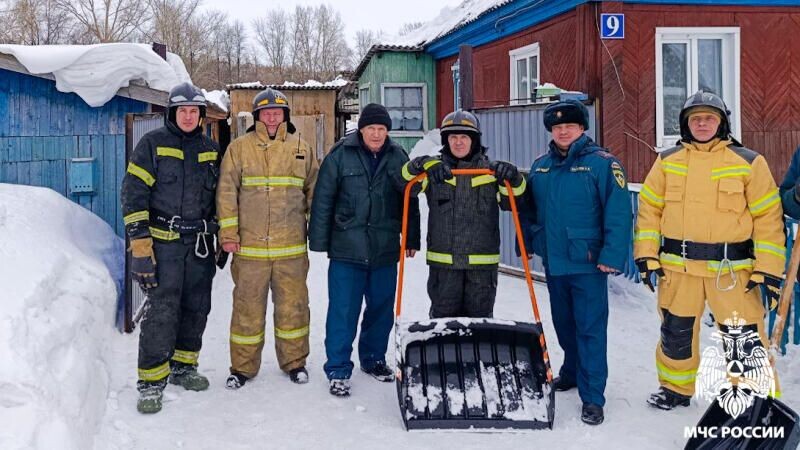Мариинские огнеборцы оказали помощь ветерану