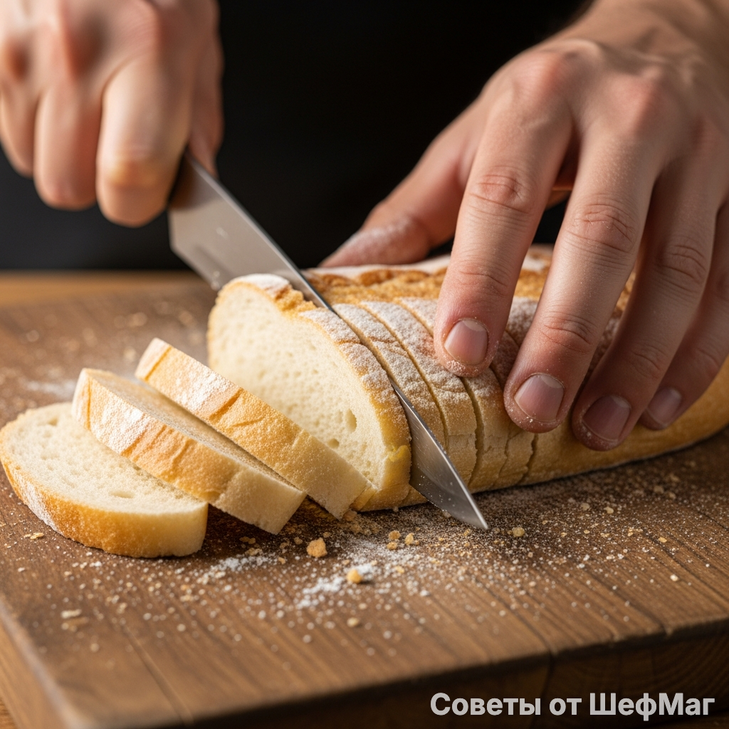 Тонкая нарезка — секрет той самой хрустящей корочки.