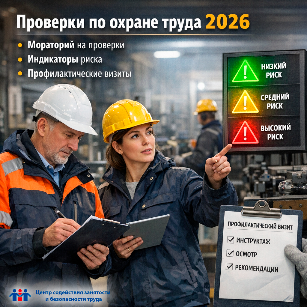 Контроль в сфере охраны труда 2026: действие моратория, система индикаторов риска и превентивные визиты ГИТ