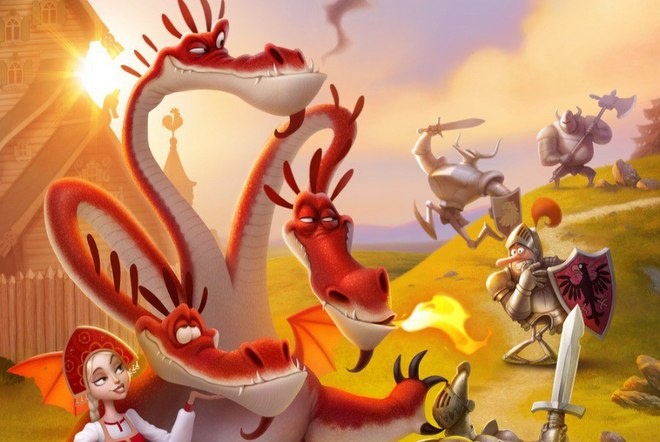    «Горыныч, жги!». Иллюстрация для коробки настольной игры. Художник: Сергей Кардаков. admin