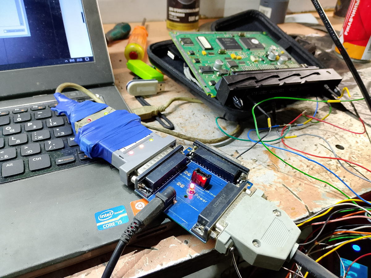 подключение эбу volvo xc 90 bosch me7. 0 на столе