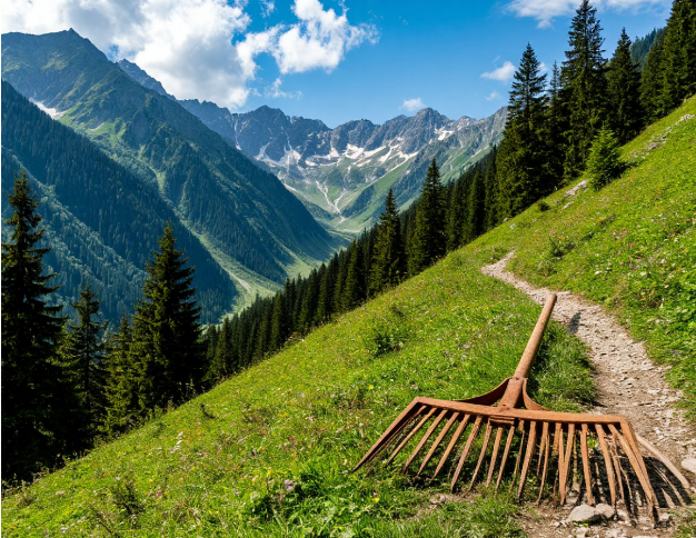 Грабли в Абхазии. Картинка от Шедеврума