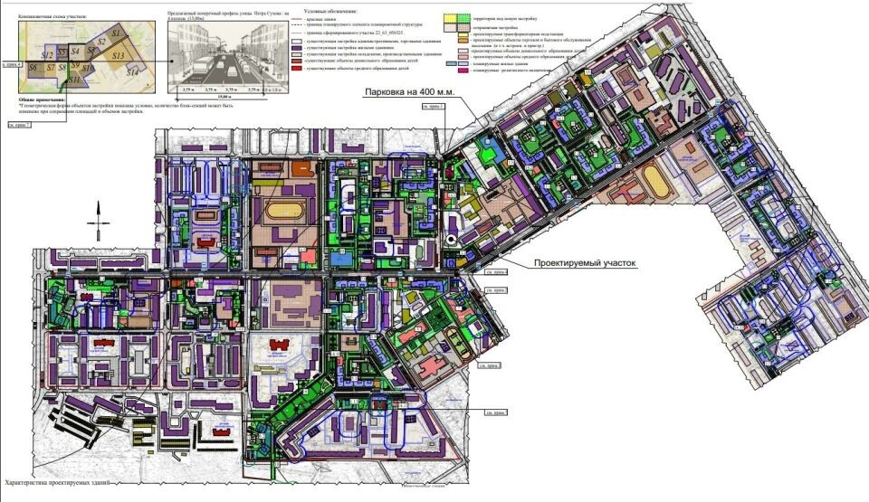    Проект планировки микрорайона Поток в Барнауле. Источник: Мастерская Золотова