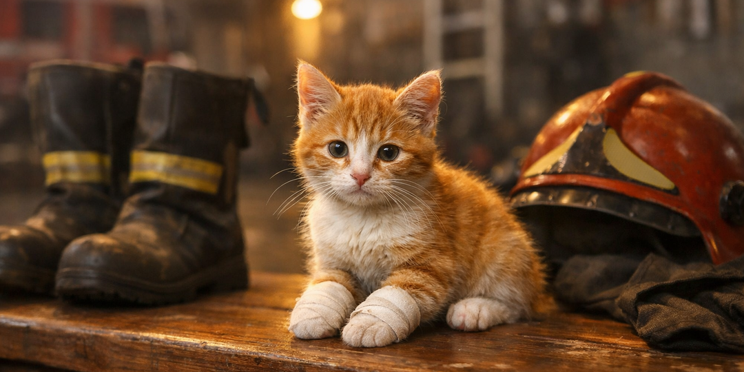 Кот, который стал пожарным — часть 2 Как Васька из Дзержинска пережил первую неделю в части №11 и почему теперь его “дежурство” важнее...