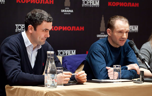 В России на премьере фильма "Кориолан", первой режиссёрской  работе 