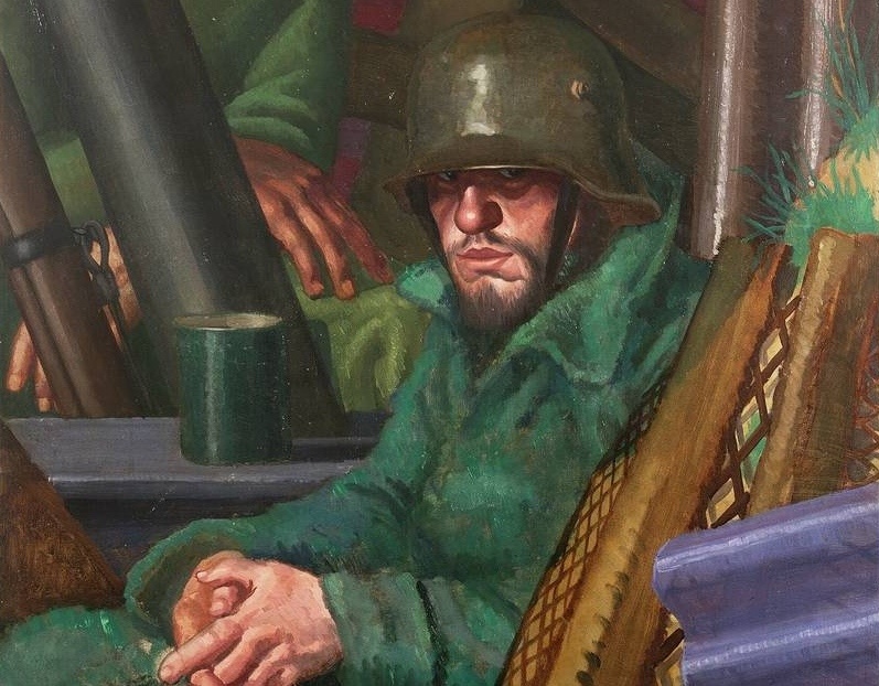     Колин Гилл. Пленный (фрагмент). 1918