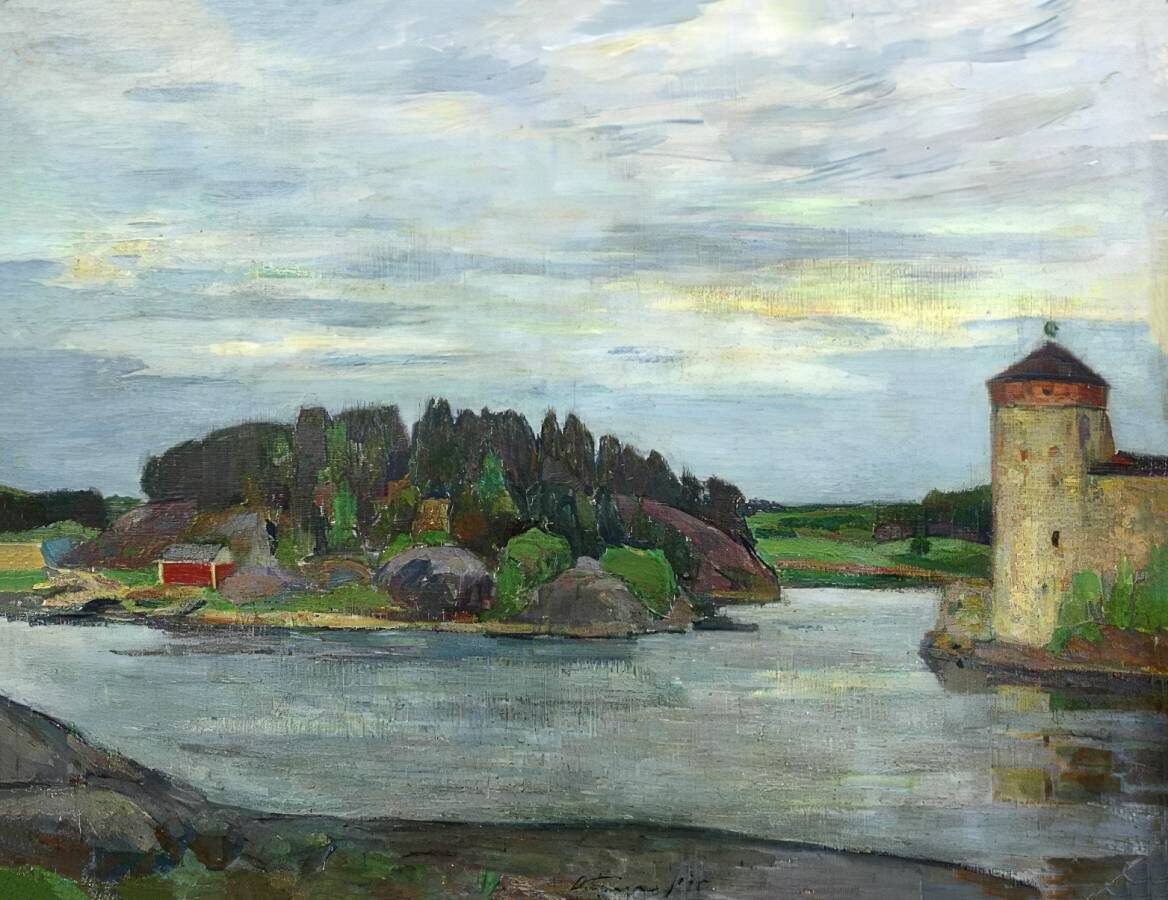     Осип (Иосиф) Браз. Замок Олофсборг. Нейшлот. Финляндия. 1915