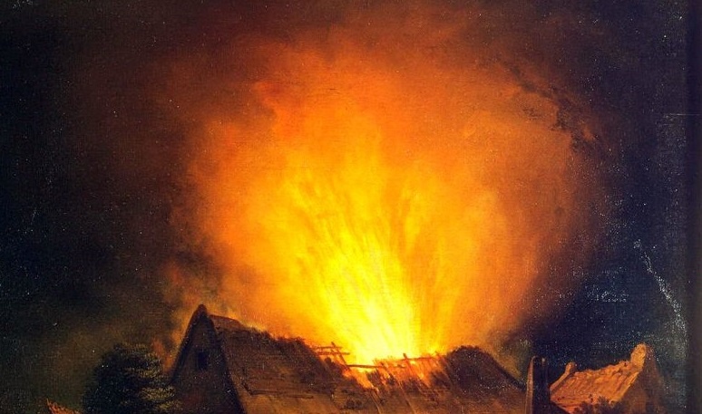     Эгберт Ливенс ван дер Пул. Пожар в деревне (фрагмент)   
undefined