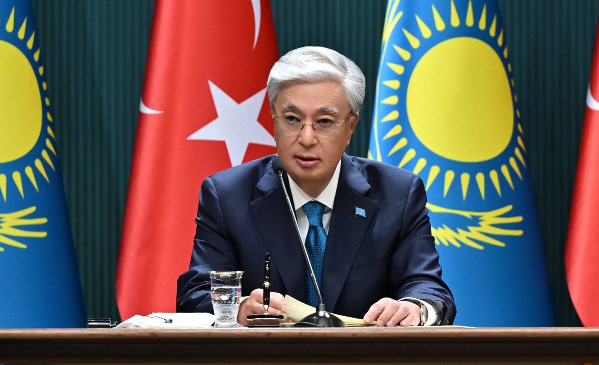     Президент Казахстана Касым-Жомарт Токаев   
 Пресс-служба президента Казахстана