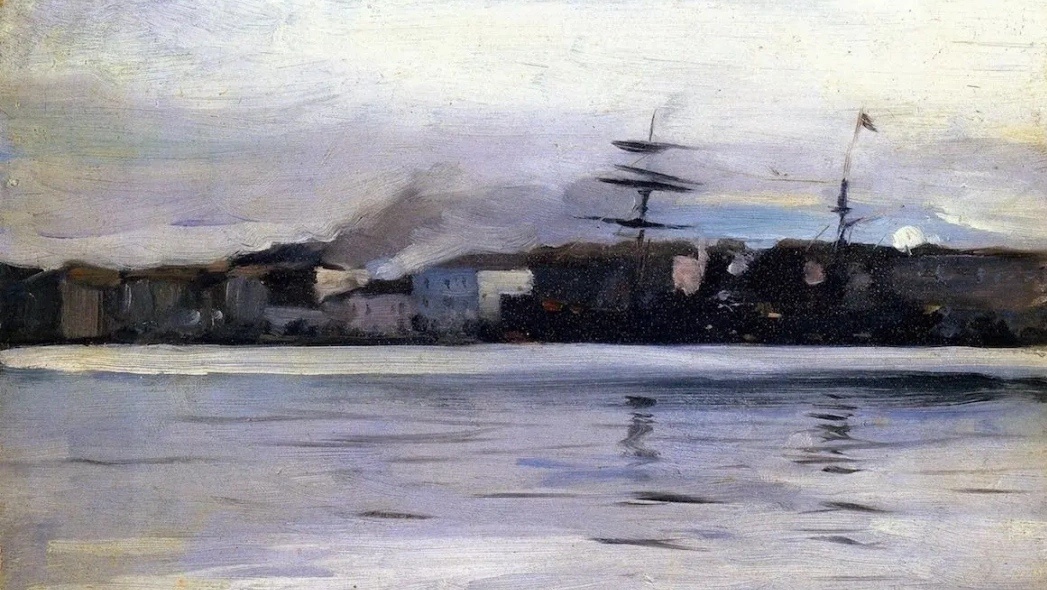     Джон Сингер Сарджент. Порт. Вид с моря. 1877   
undefined